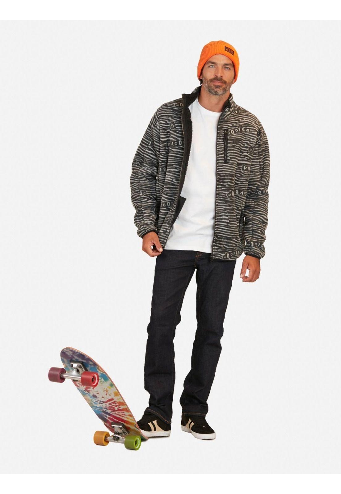 Poleron Micropolar Nery Multicolor Hombre Volcom-2