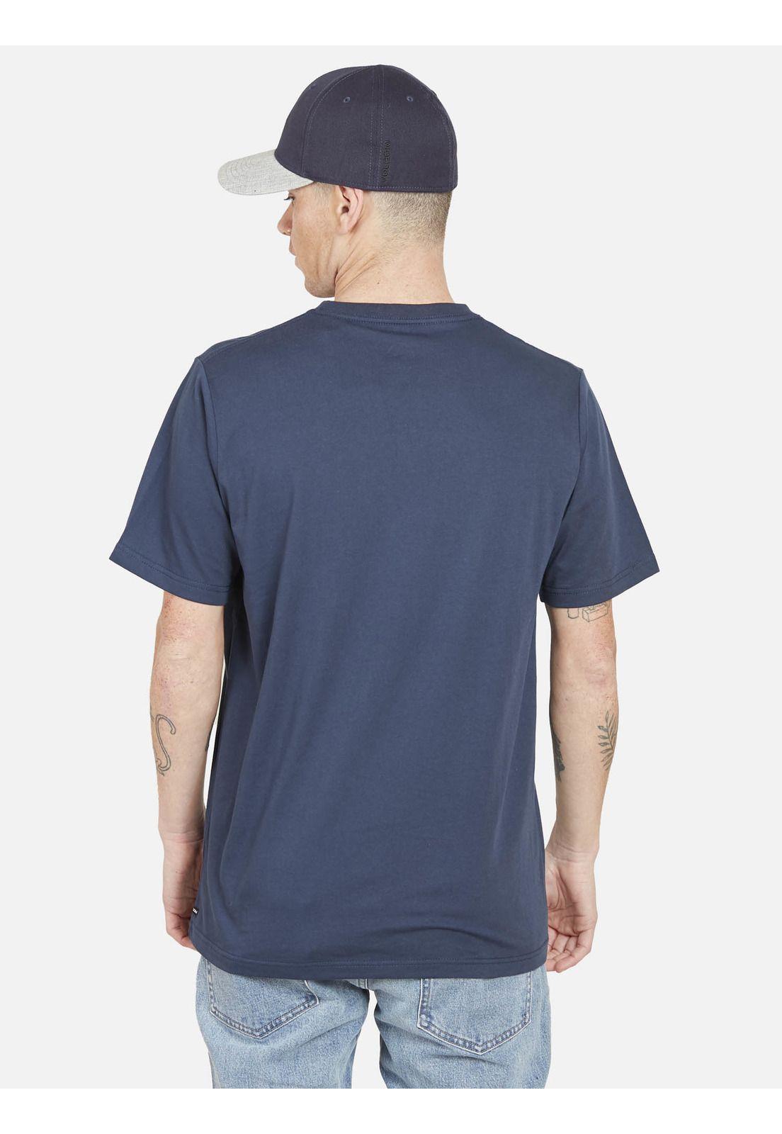 Polera LETS PARTY SS TEE Hombre Azul Volcom-1