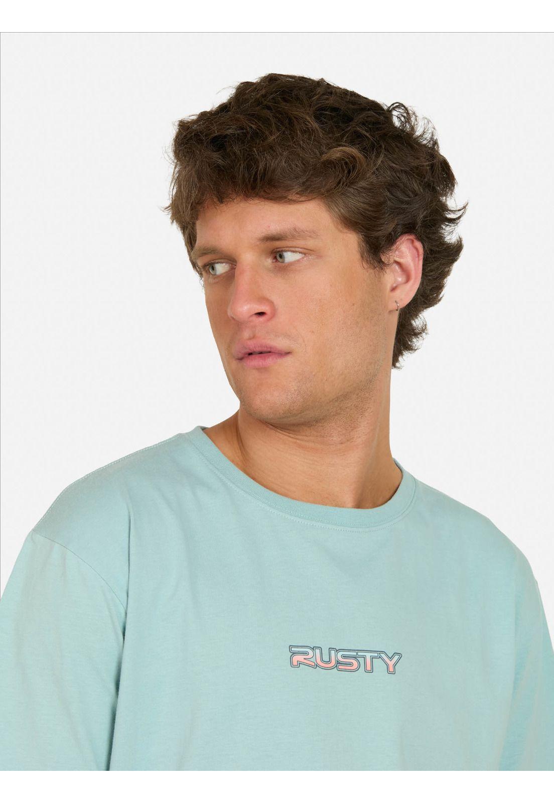 Polera MC Brutal Verde Hombre Rusty-2