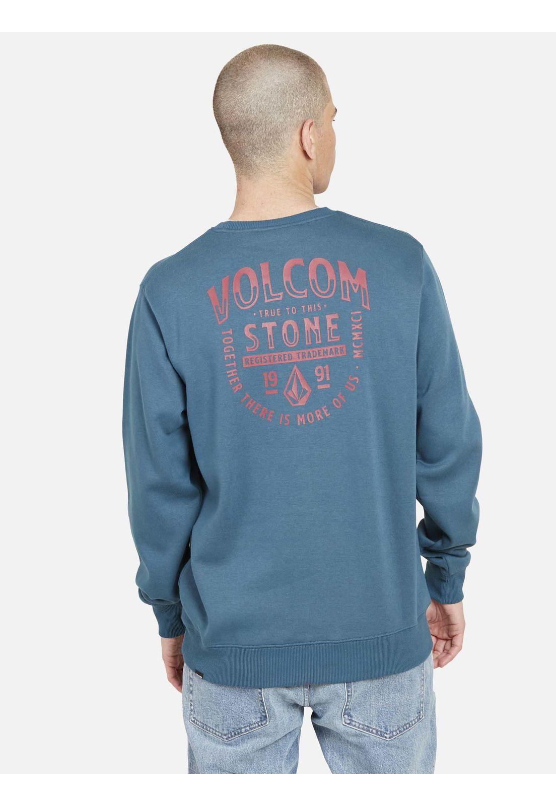 Poleron REGISTER CREW Hombre Azul Volcom-1