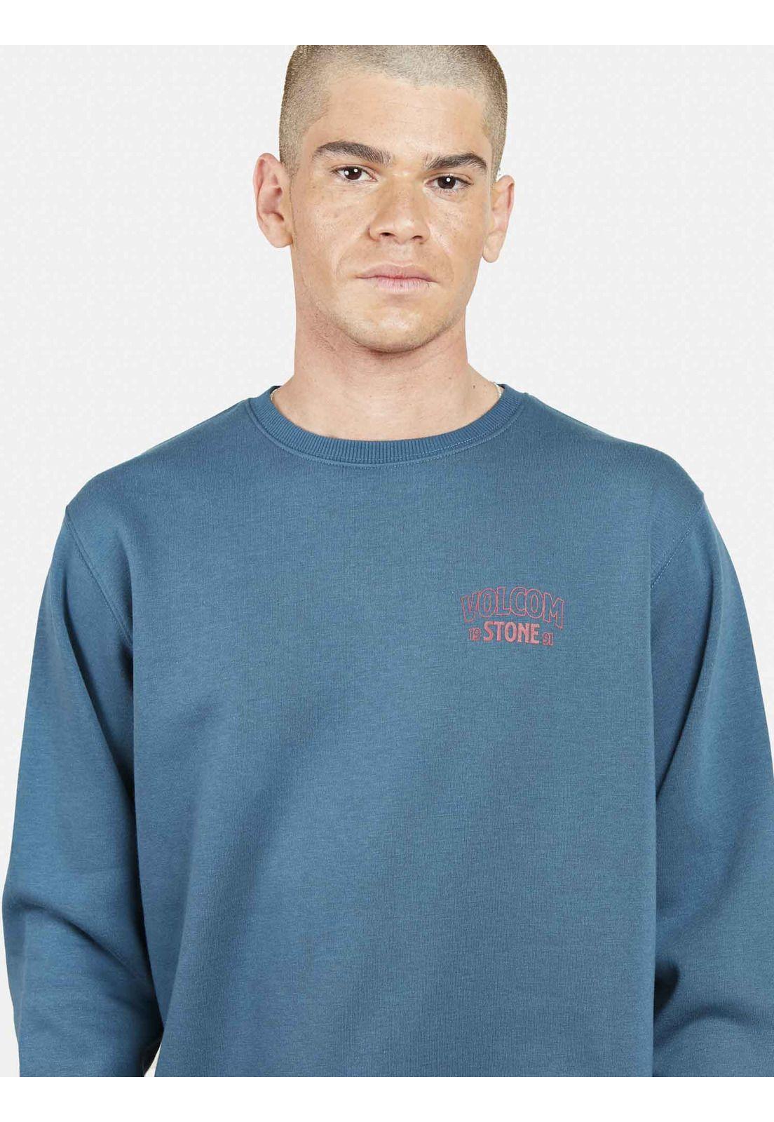 Poleron REGISTER CREW Hombre Azul Volcom-2