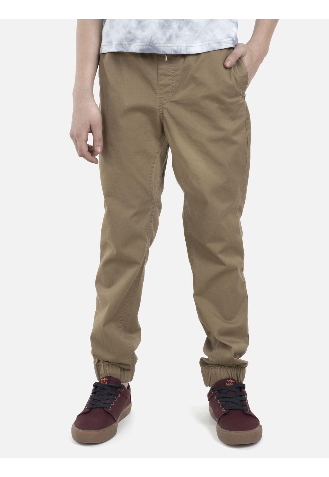 Pantalon Jogger Juvenil 7N273-MV22 Café Volcom-0