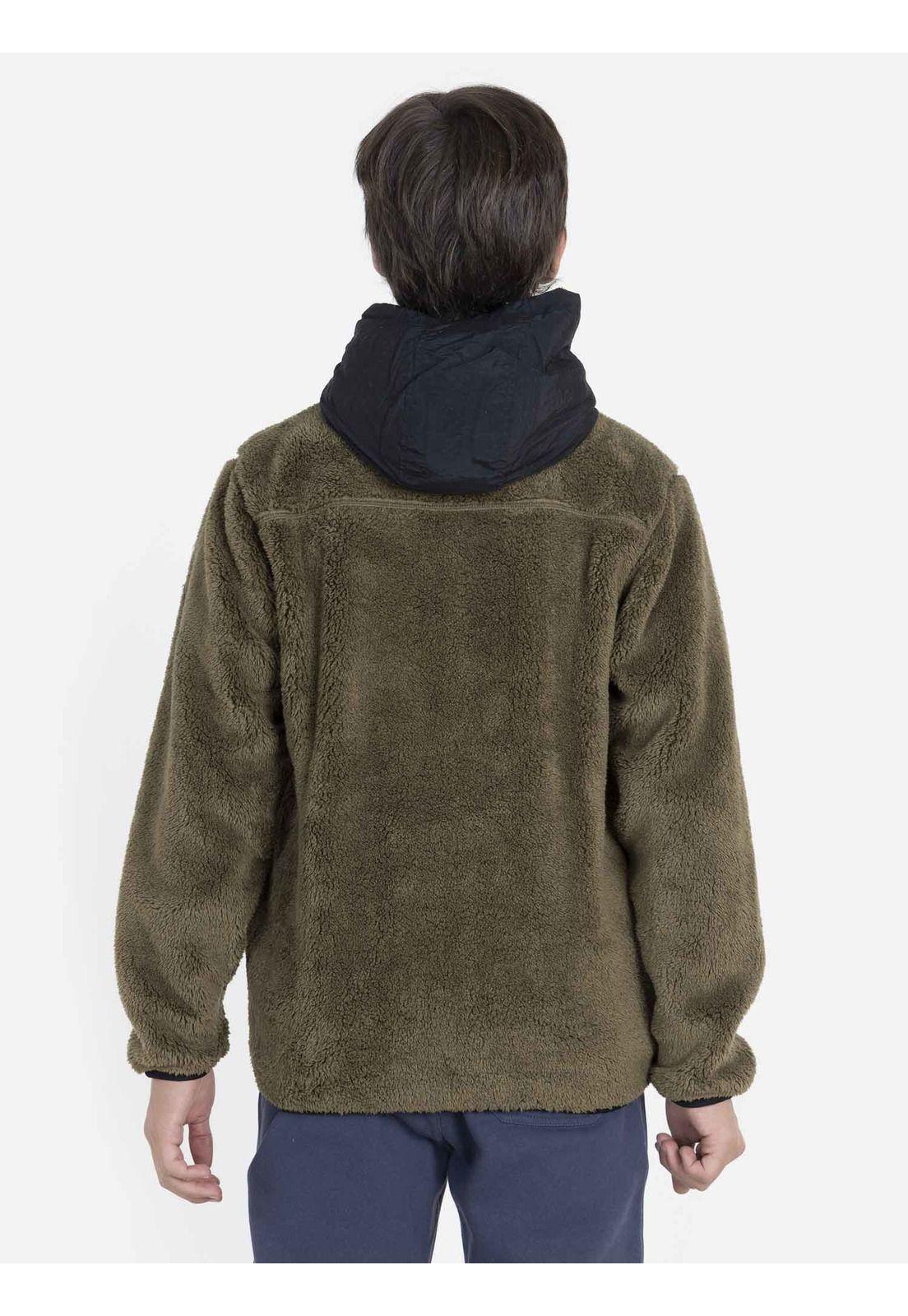 Poleron Juvenil 7O207 Khaki Volcom-1