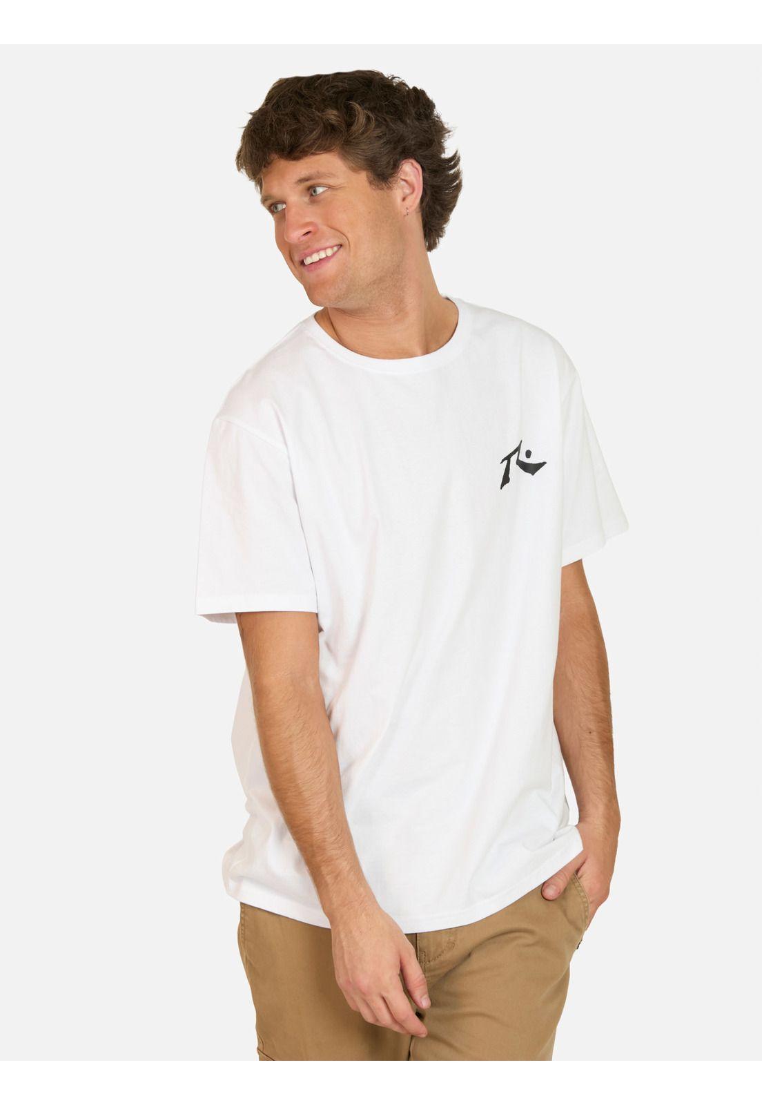 Polera MC Bruma Blanco Hombre Rusty-0