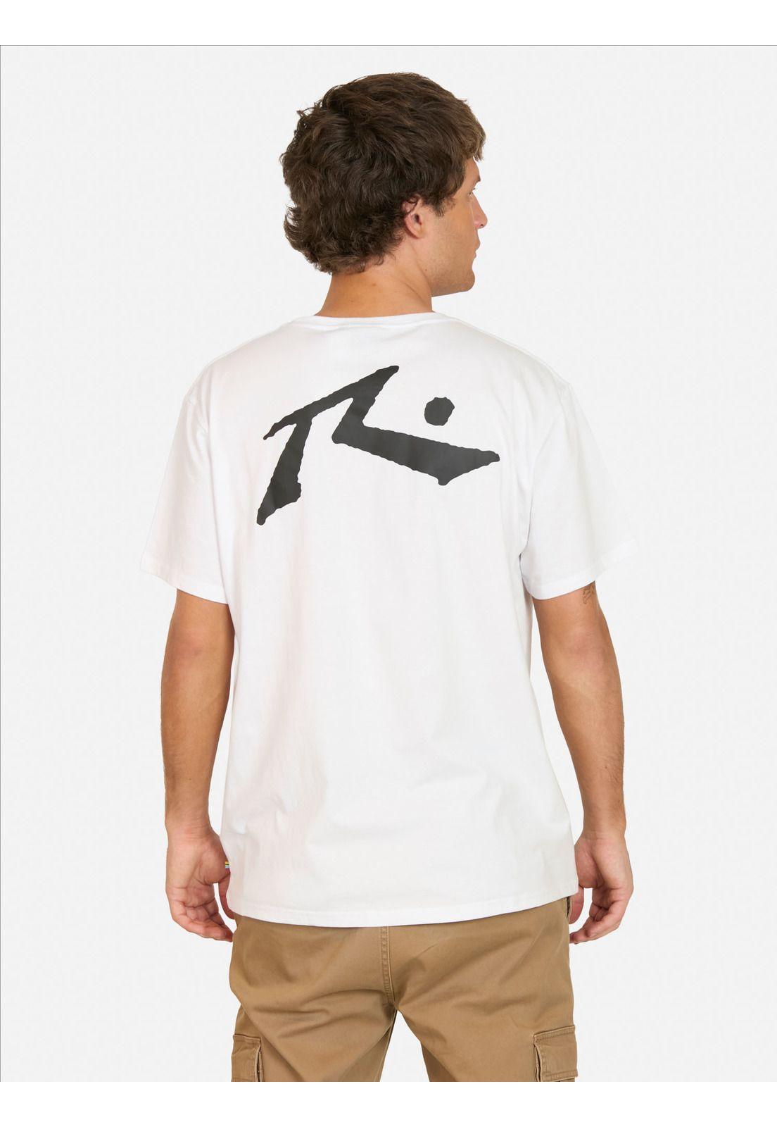 Polera MC Bruma Blanco Hombre Rusty-1