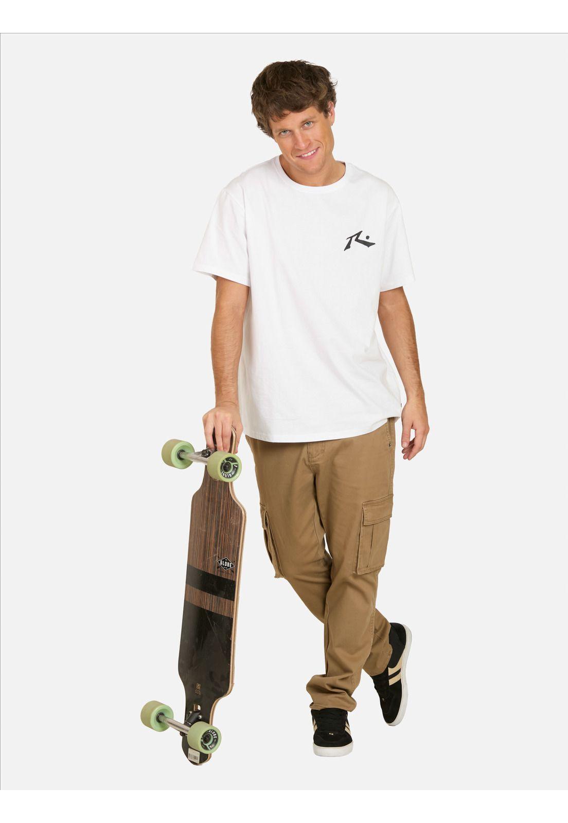 Polera MC Bruma Blanco Hombre Rusty-4