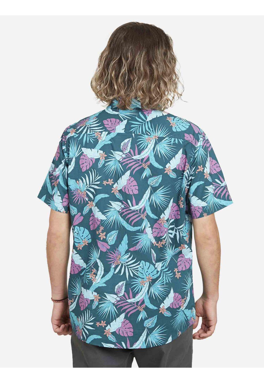 Camisa NIGHT OVERTURN SHORT SLEEVE SHIRT Hombre Multicolor Rusty-2