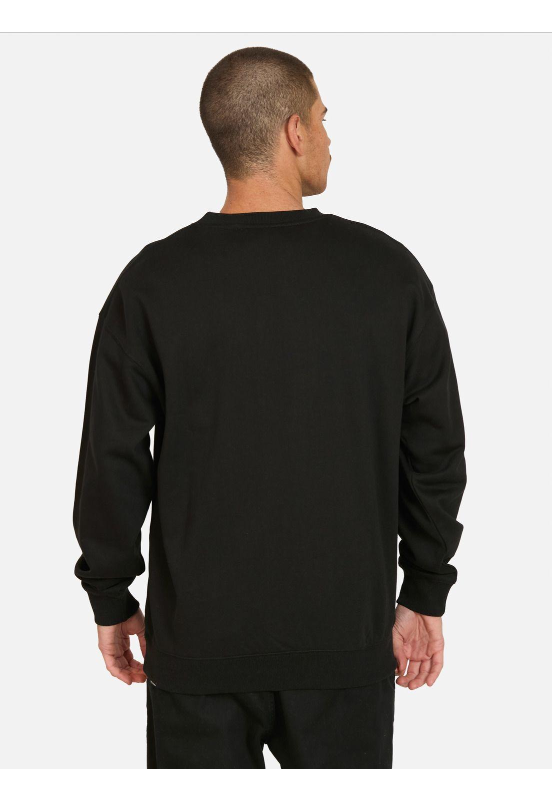 Poleron CR Volcoment Crew Negro Hombre Volcom-1
