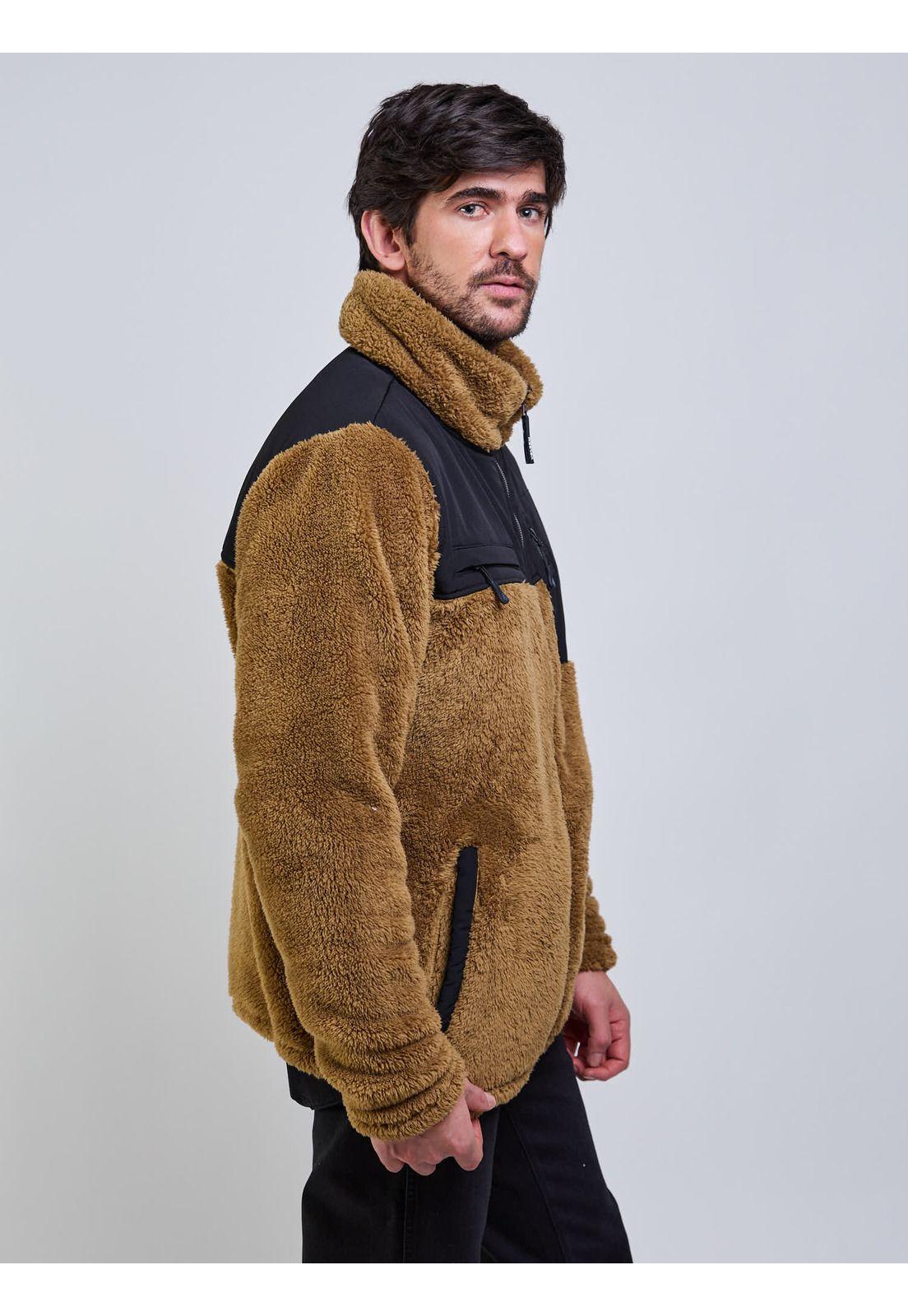 Poleron Chiporro Burnside Café Hombre Volcom-2