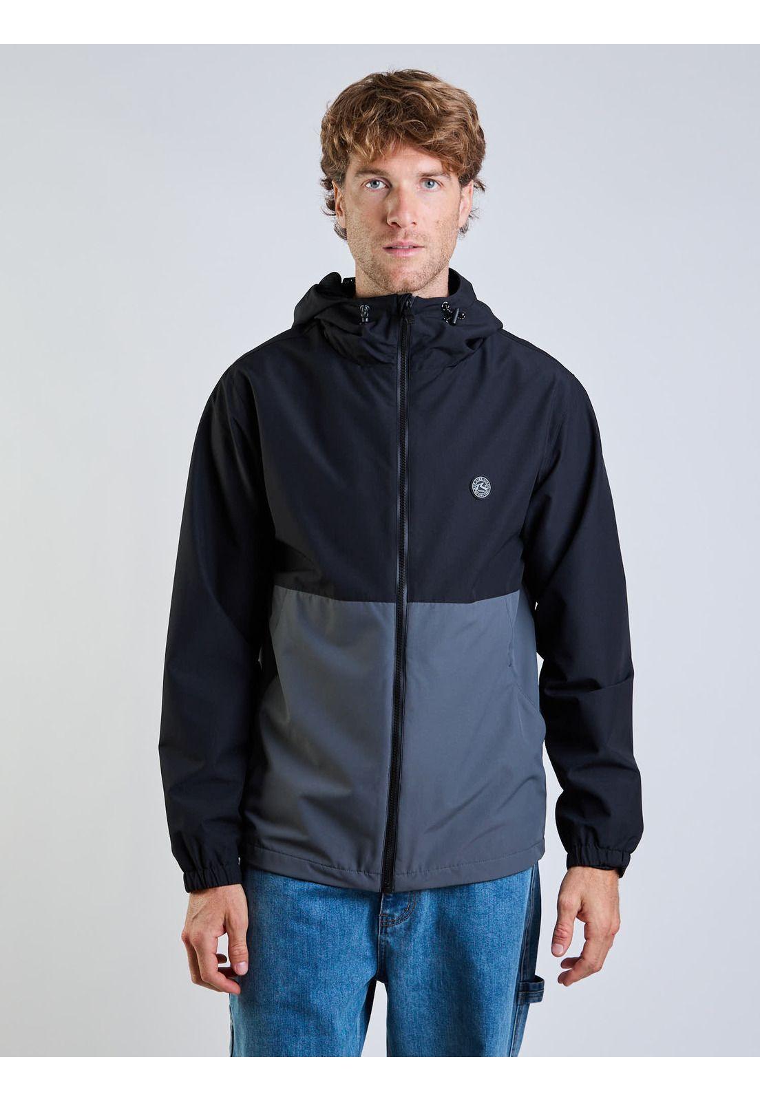 Cortaviento Gravel Crew Gris Hombre Rusty-0