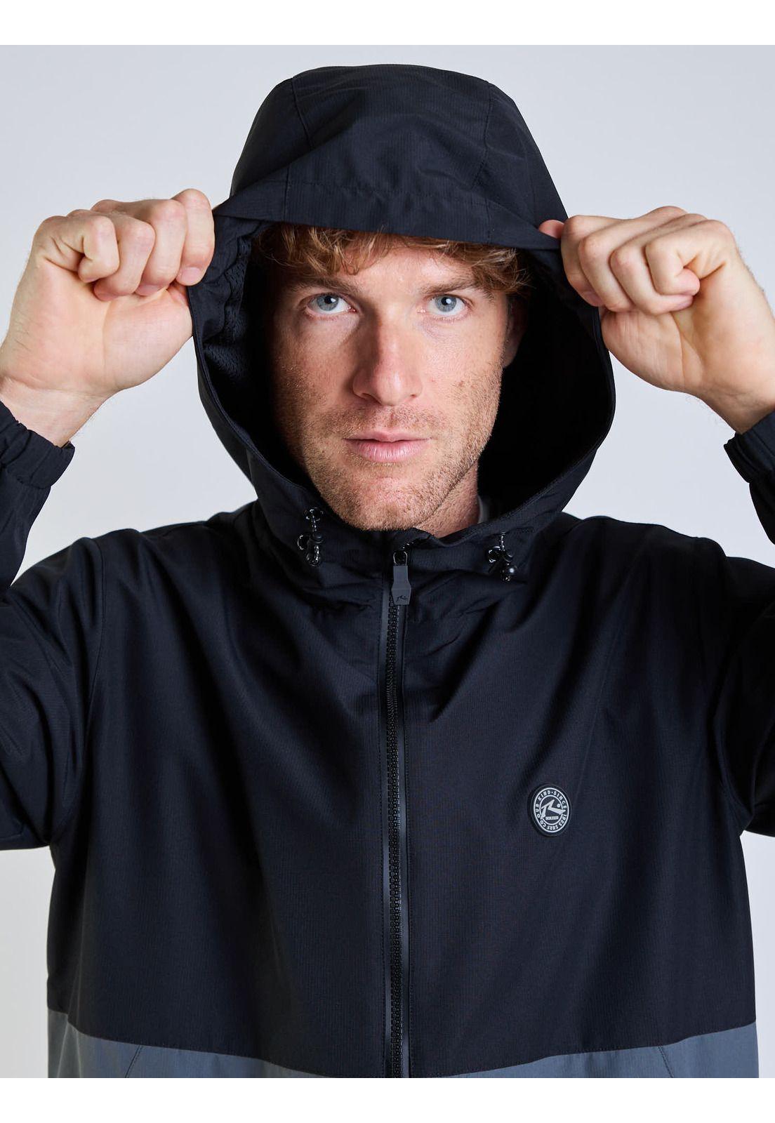 Cortaviento Gravel Crew Gris Hombre Rusty-2