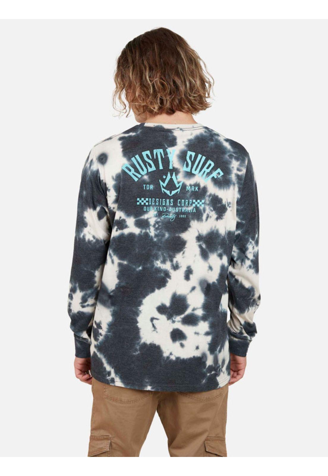 Polera Rst Rock Dye Multicolor Hombre Rusty-1