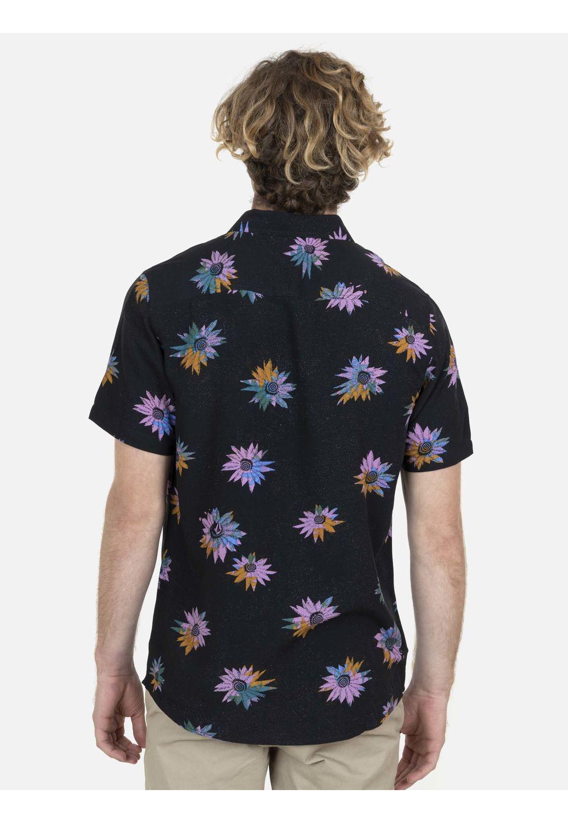 Camisa M/C Hombre 7C333-MV22 Negro Volcom-1