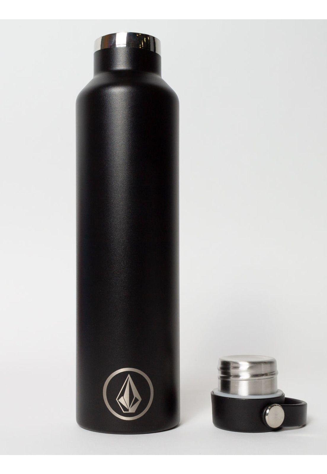 Botella Metal Mouth Bottle Negro Hombre Volcom-0
