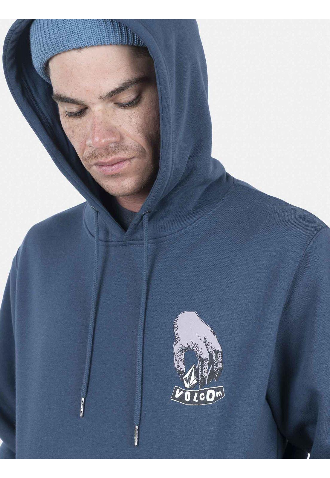 Poleron Hombre FLOW MAT Azul Volcom-2