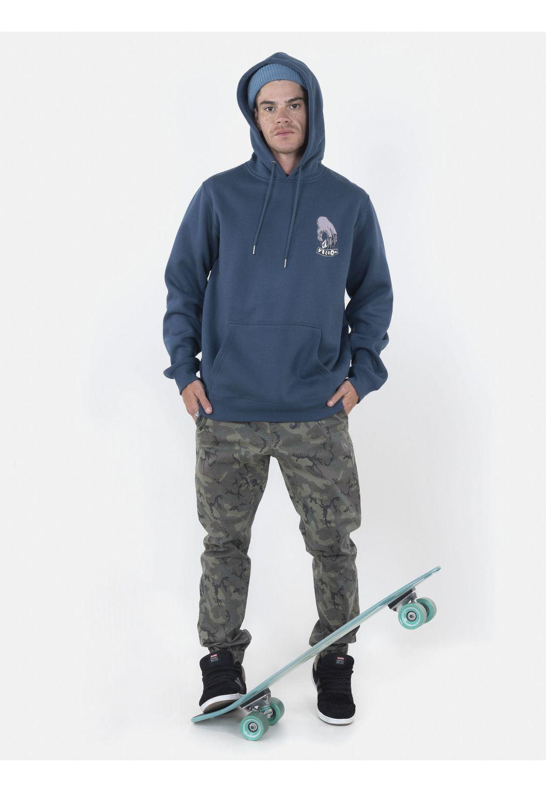 Poleron Hombre FLOW MAT Azul Volcom-3