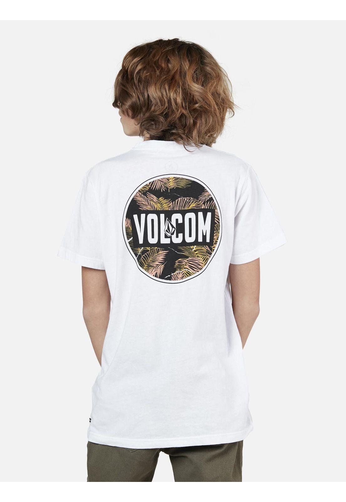 Polera M/C Básica Juvenil 7P183-MV22 Blanco Volcom-1