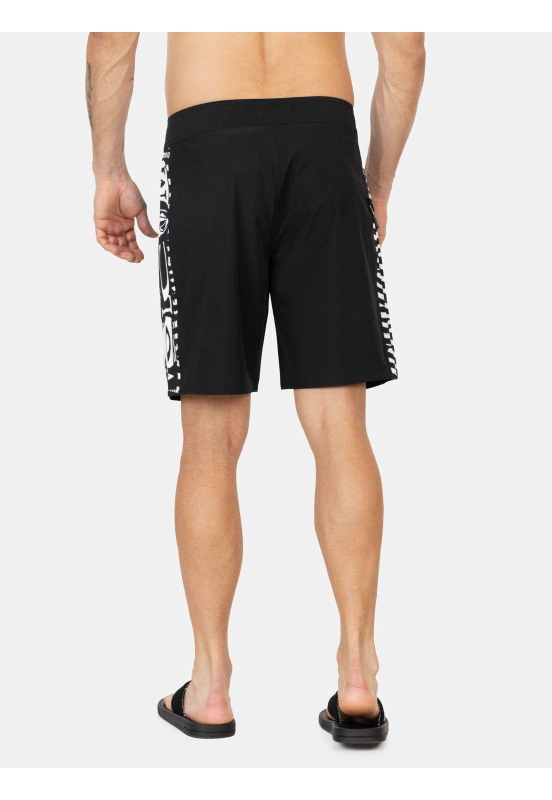 Traje De Baño Stretch Tagger Negro Hombre Volcom-1