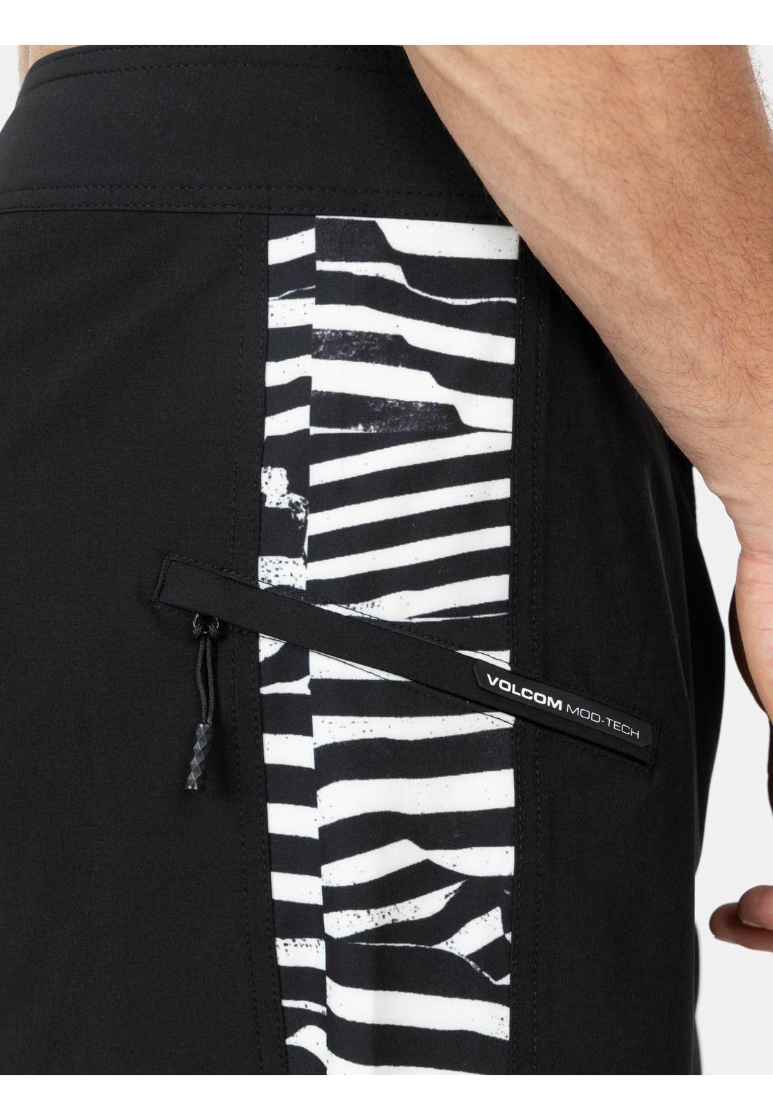 Traje De Baño Stretch Tagger Negro Hombre Volcom-2