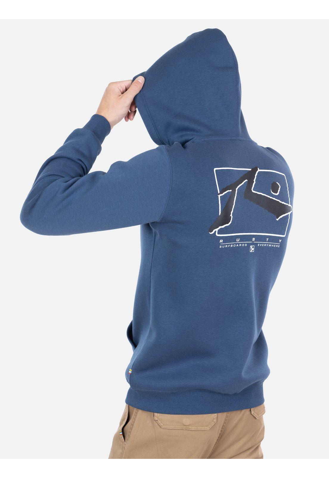 Poleron Vertex Denim Hombre Rusty-1