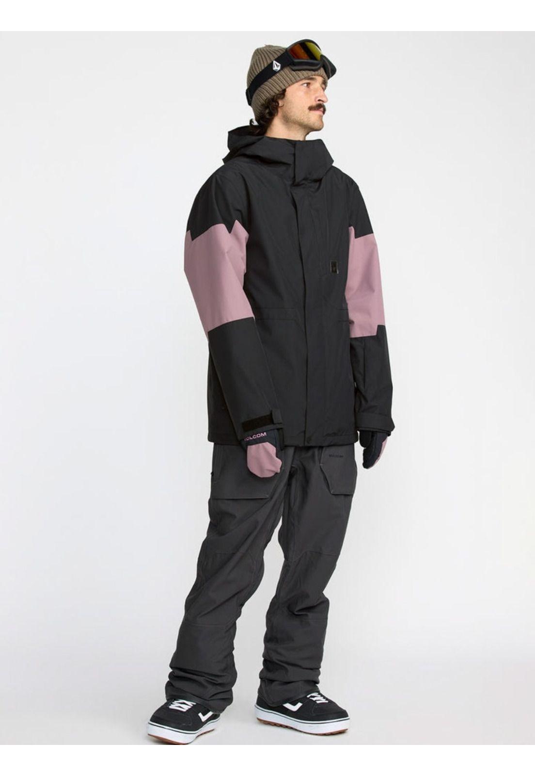 Parka Snow Primry Ins Mauve Rosado Hombre Volcom-2