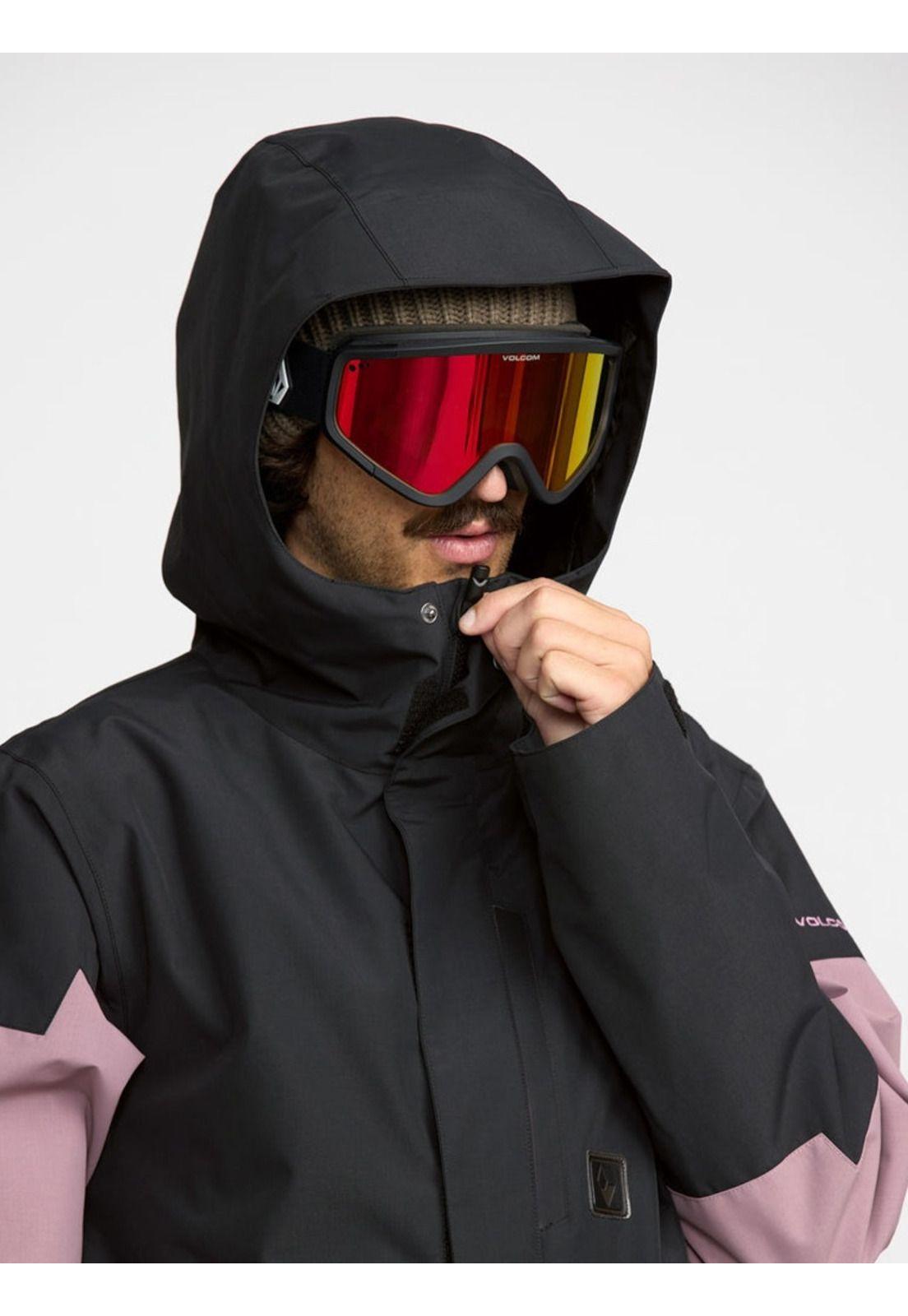 Parka Snow Primry Ins Mauve Rosado Hombre Volcom-4