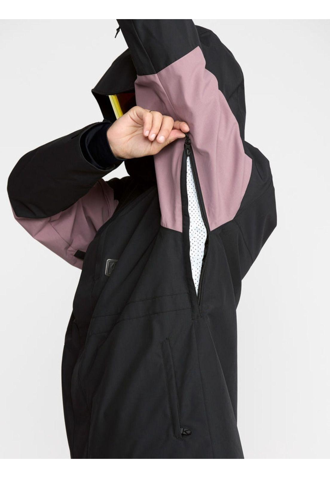 Parka Snow Primry Ins Mauve Rosado Hombre Volcom-5