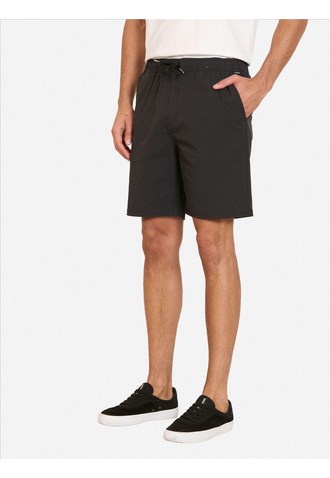 Bermuda Rueda Negro Hombre Volcom-0