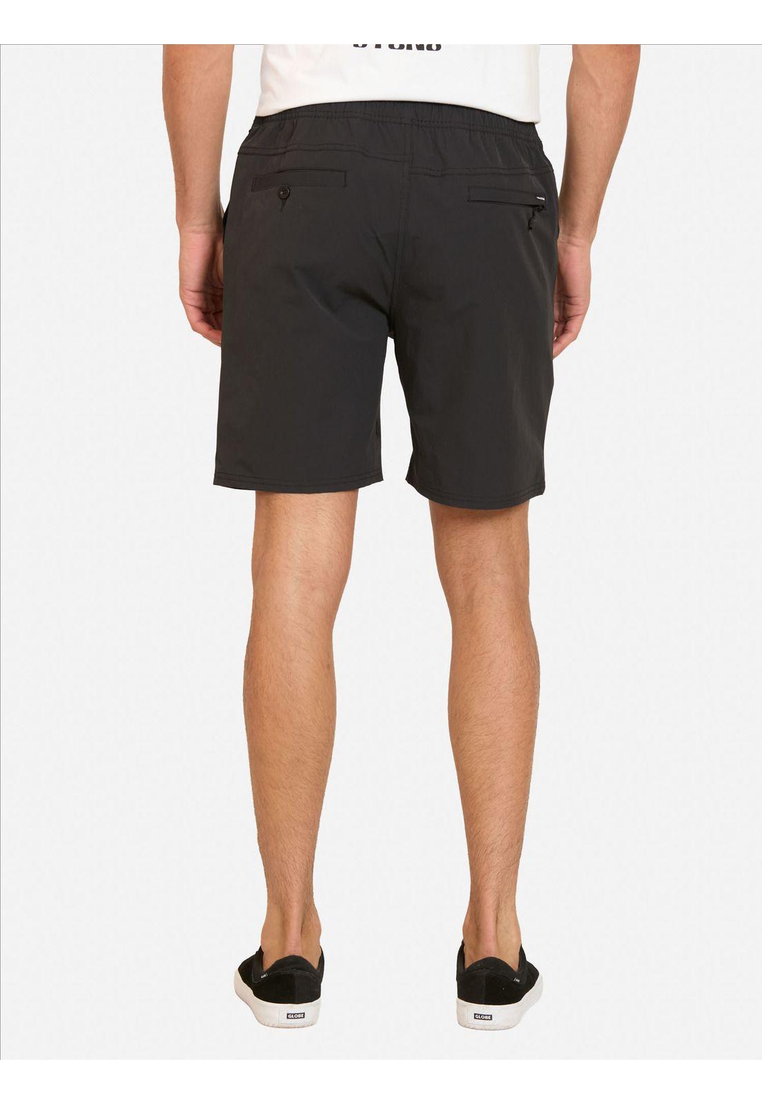 Bermuda Rueda Negro Hombre Volcom-1