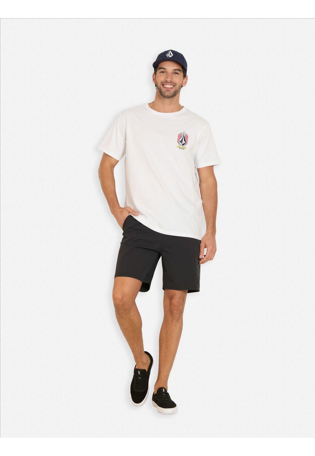 Bermuda Rueda Negro Hombre Volcom-3