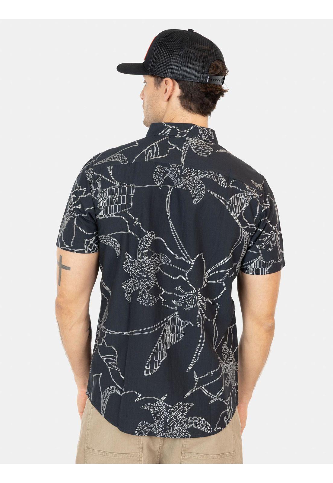 Camisa MC Pixel Stone Multicolor Hombre Volcom-1