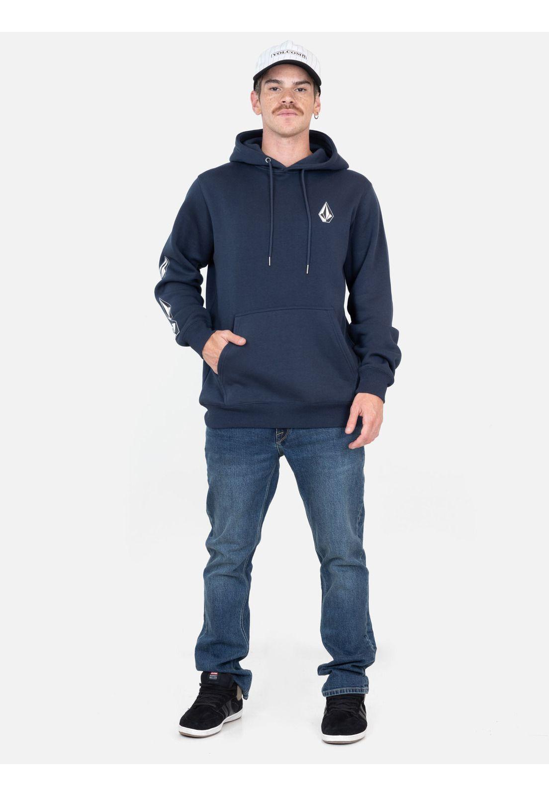 Poleron Snape Azul Marino Hombre Volcom-3