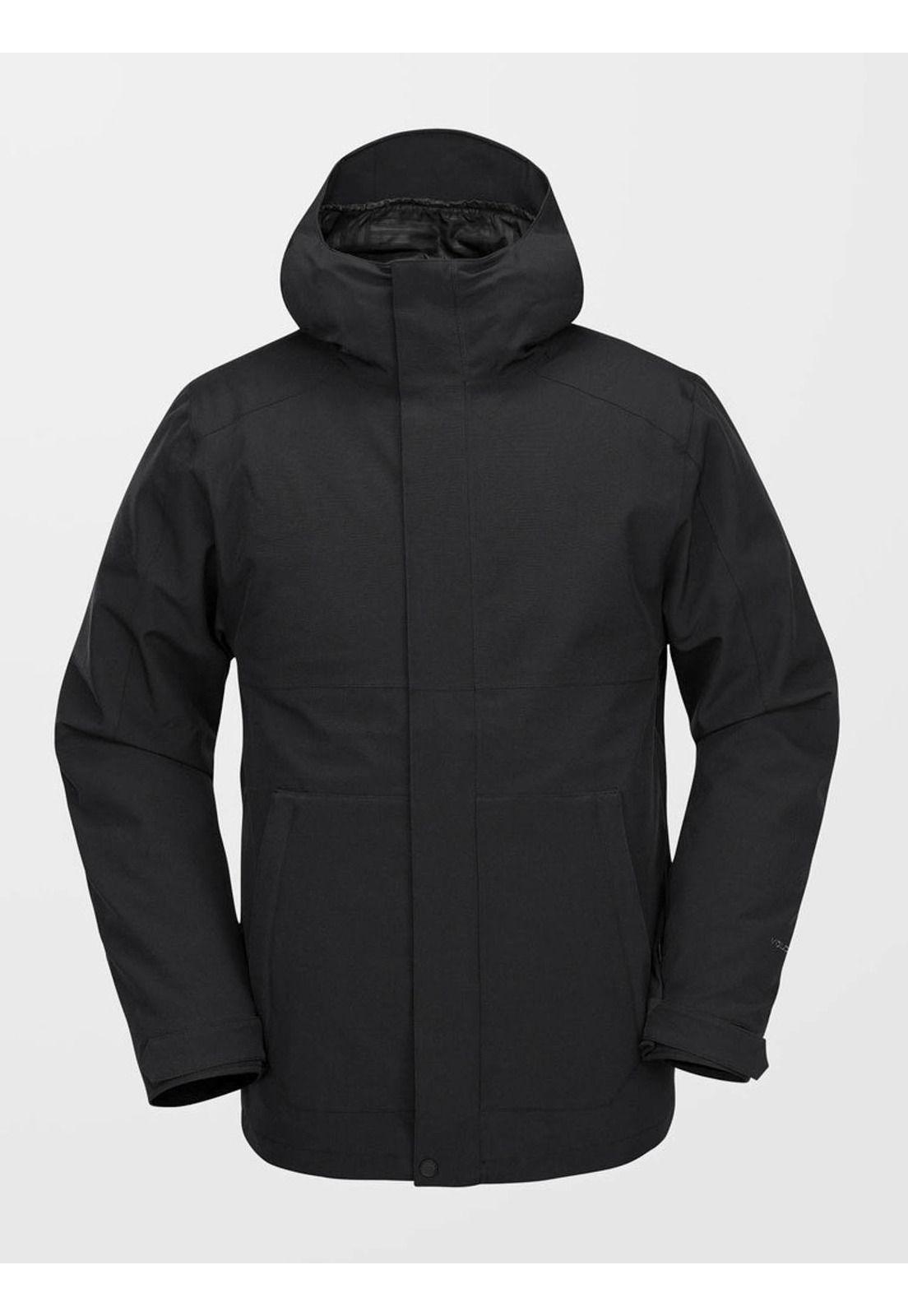 Parka Snow Brighton Black Negro Hombre Volcom-0