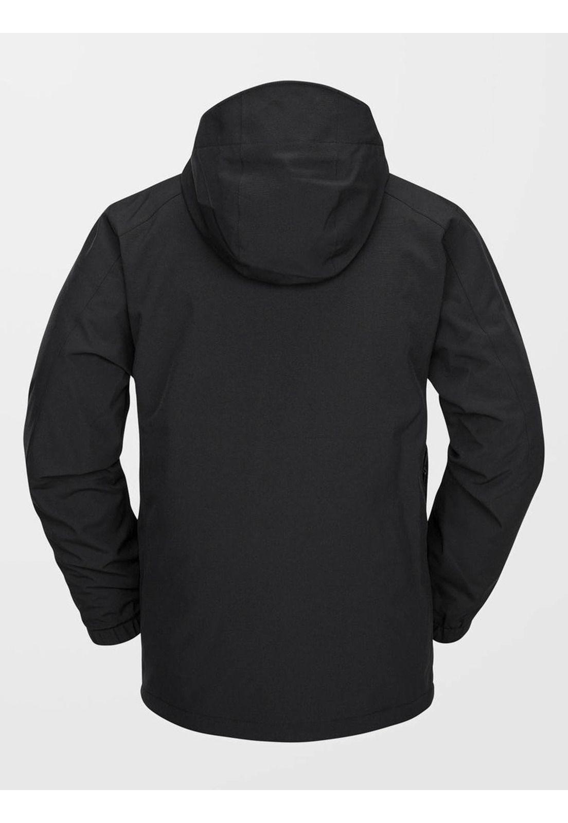 Parka Snow Brighton Black Negro Hombre Volcom-1