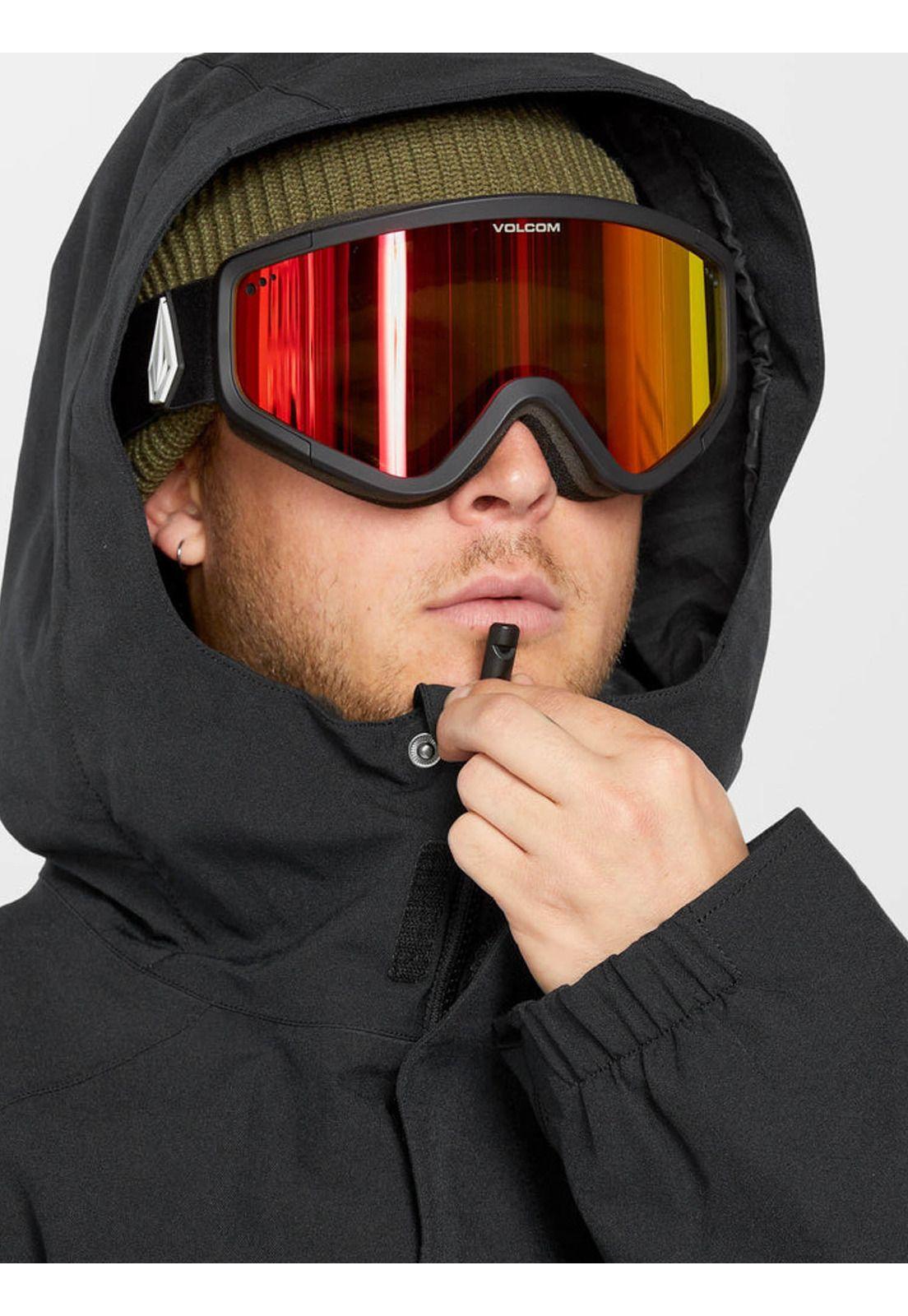 Parka Snow Brighton Black Negro Hombre Volcom-4