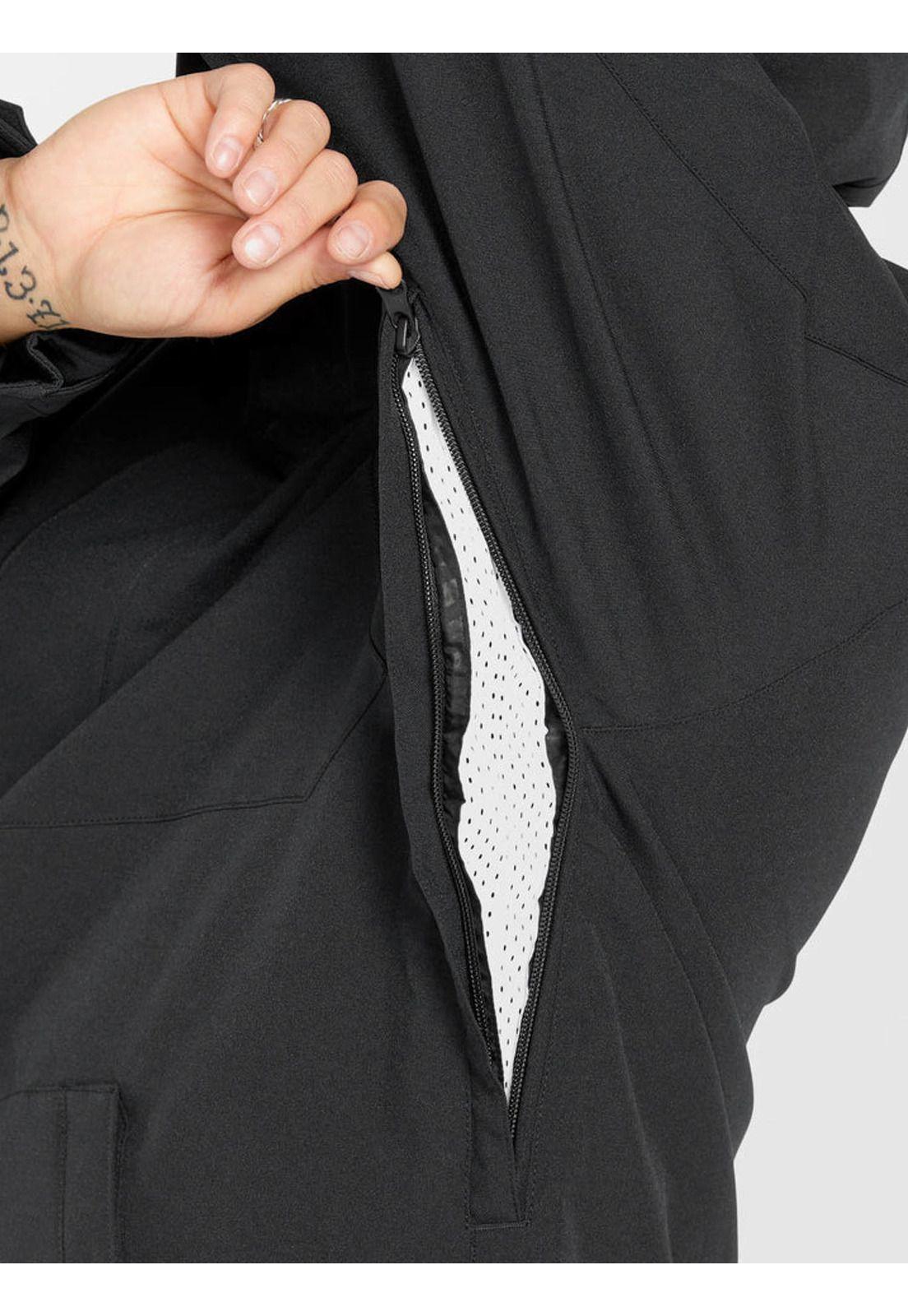 Parka Snow Brighton Black Negro Hombre Volcom-5