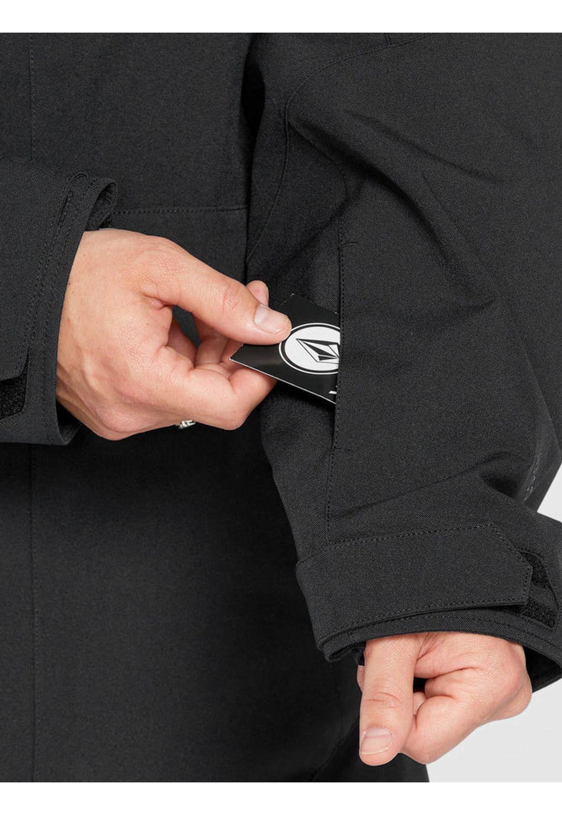 Parka Snow Brighton Black Negro Hombre Volcom-6