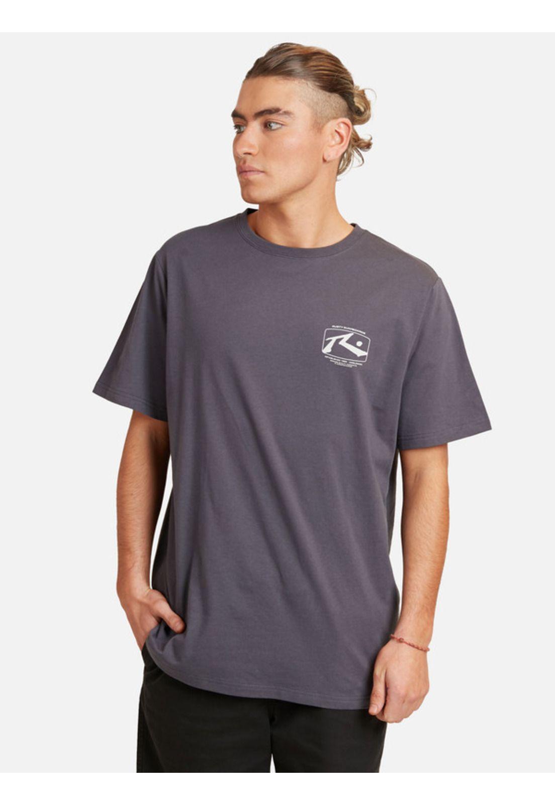 Polera Advocate Sst Gris oscuro Hombre Rusty-0