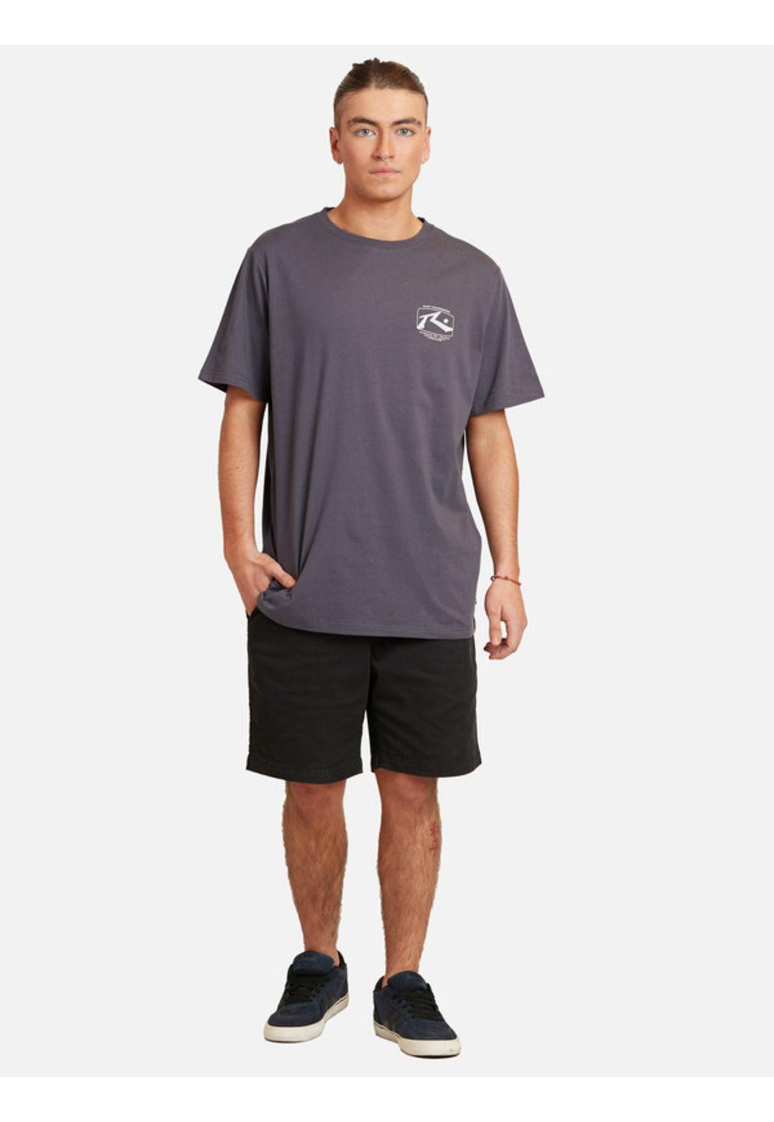 Polera Advocate Sst Gris oscuro Hombre Rusty-4