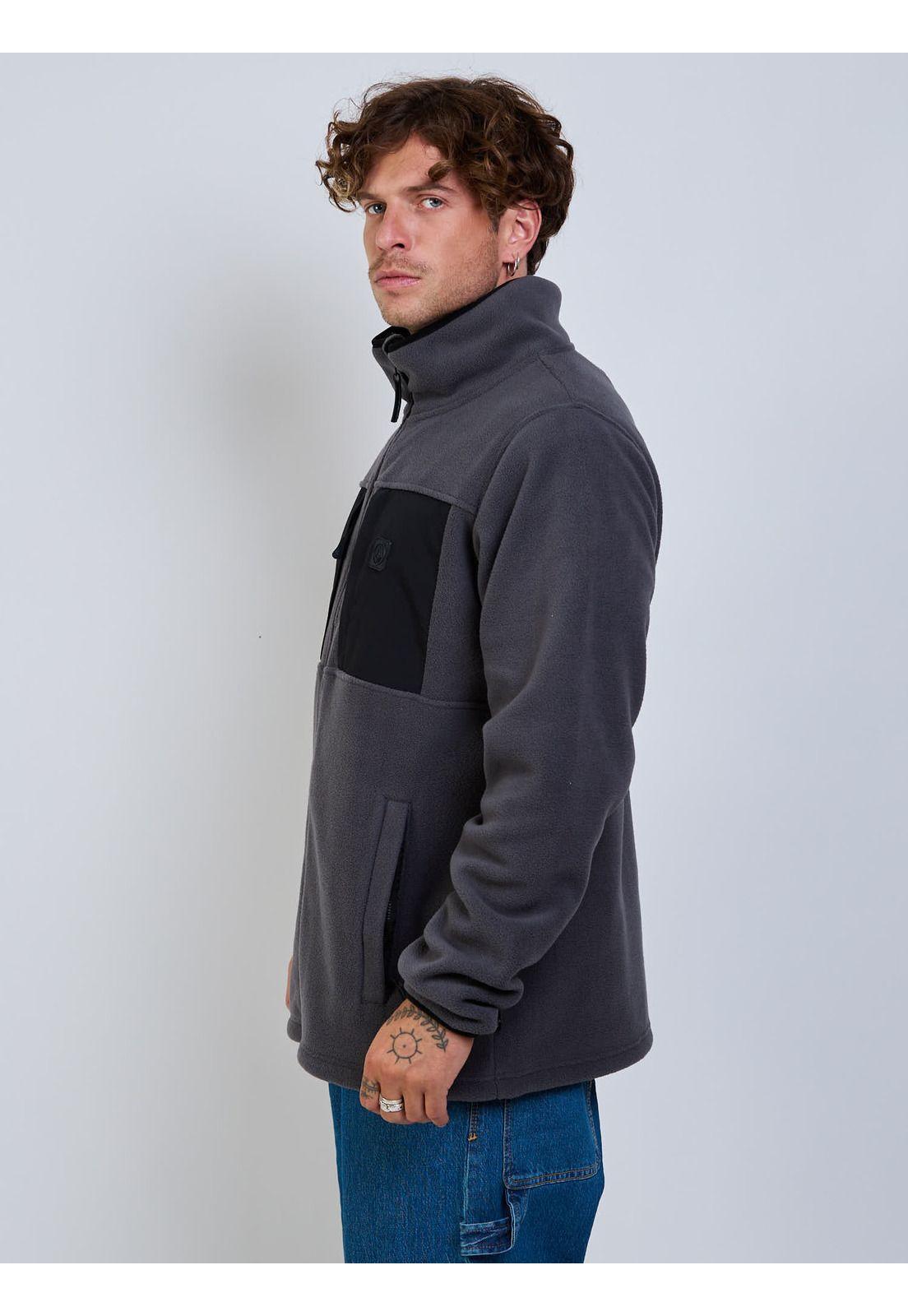 Poleron Polar Deep Seal Gris Hombre Volcom-2