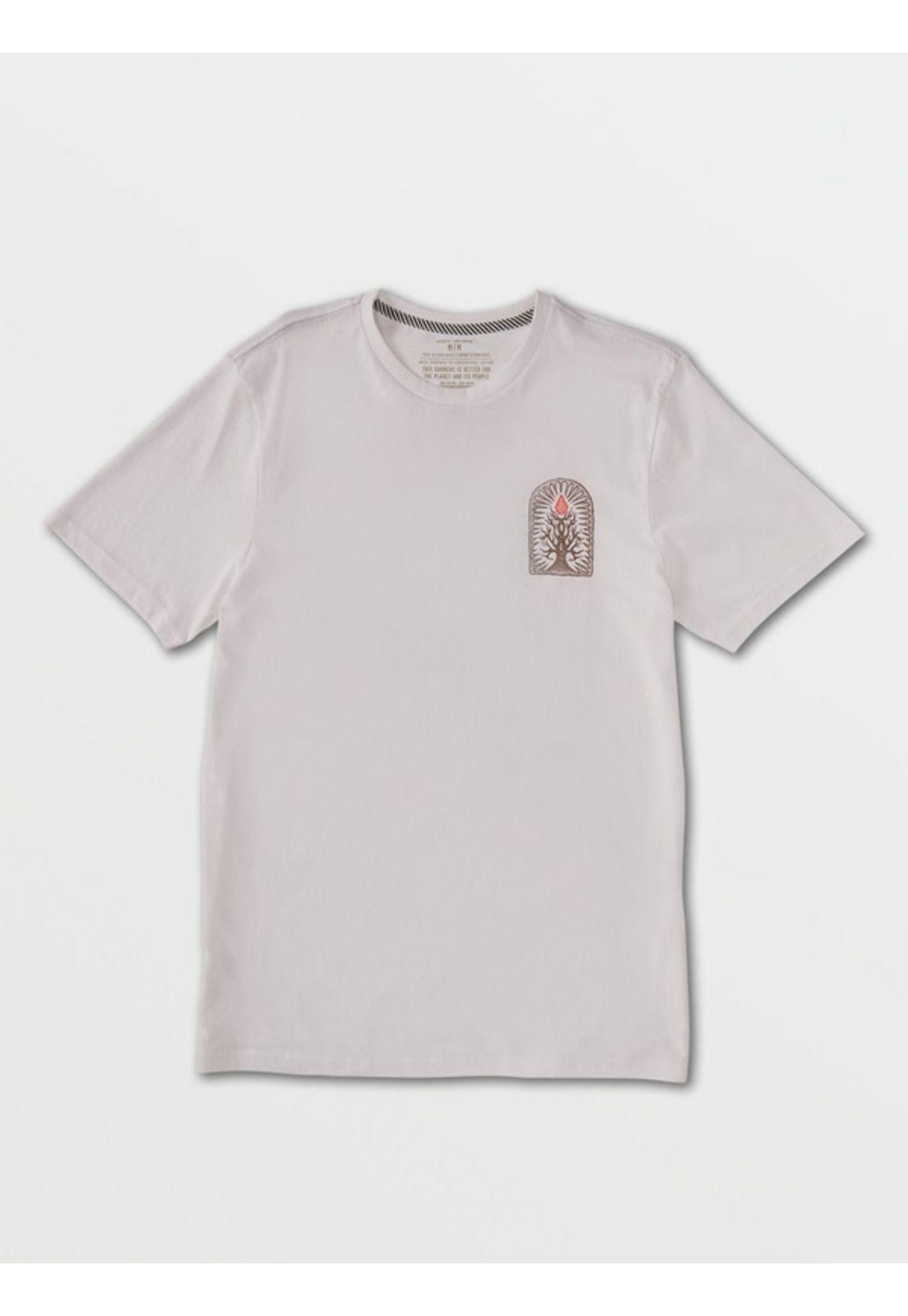 Polera DEROOTED SS TEE Hombre Blanco Volcom-0