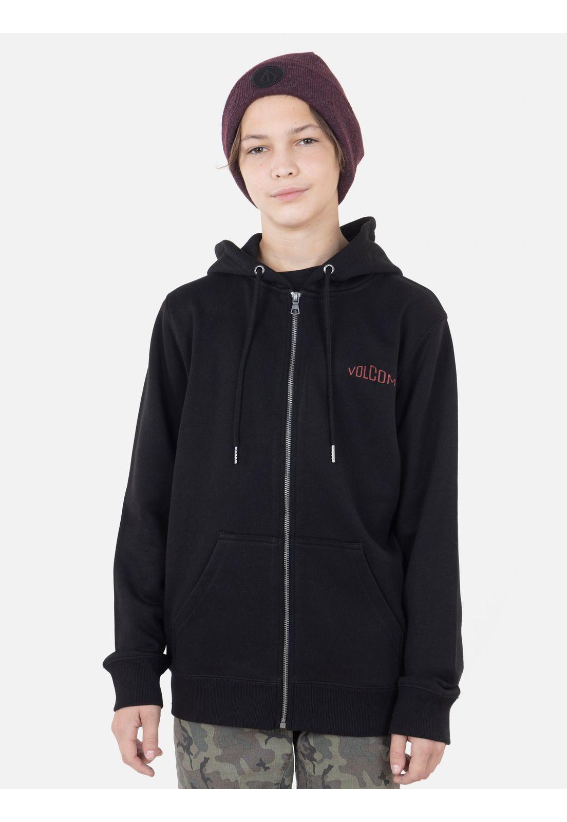 Poleron Juvenil MERICK Negro Volcom-0