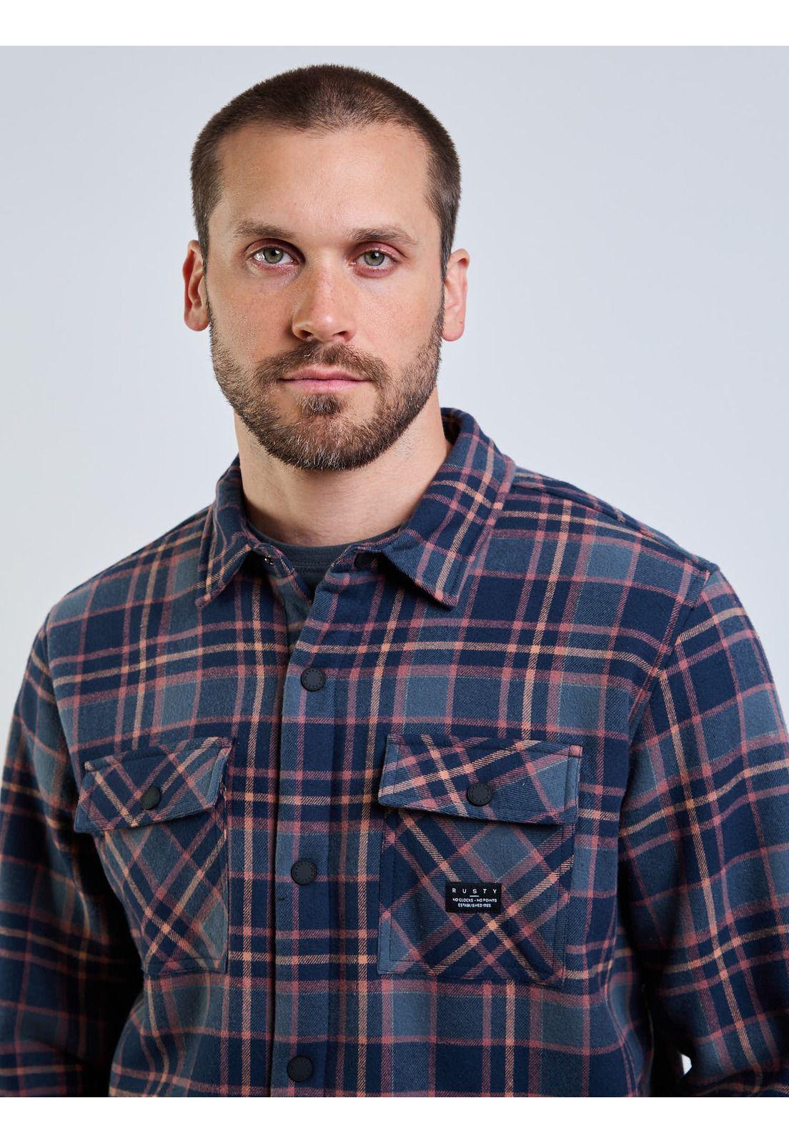 Overshirt Salt Break Multicolor Hombre Rusty-3