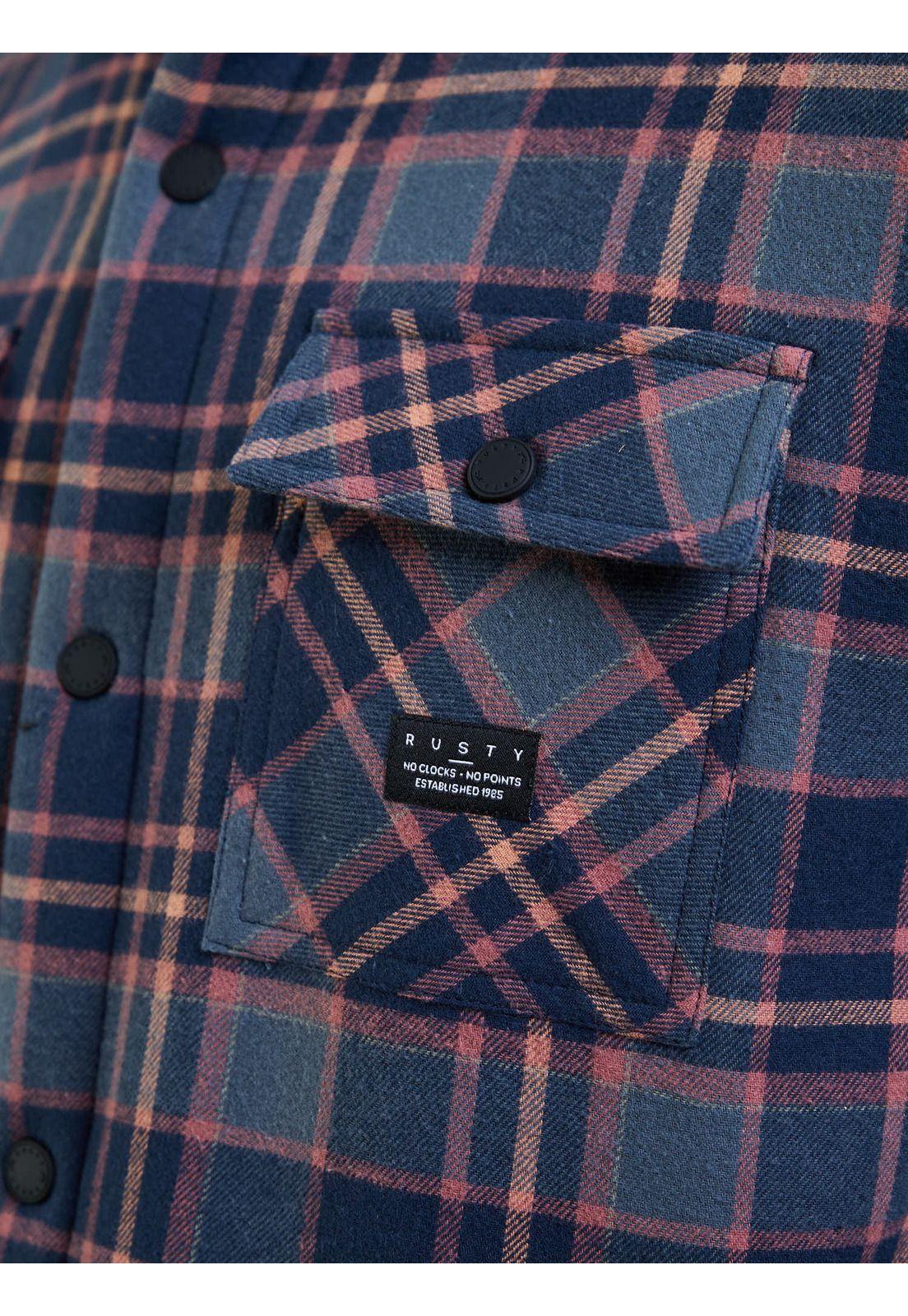 Overshirt Salt Break Multicolor Hombre Rusty-4