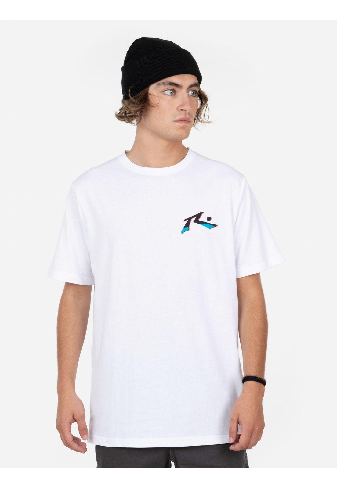 Polera RUSTY OUR KIND Hombre Blanco Rusty-0