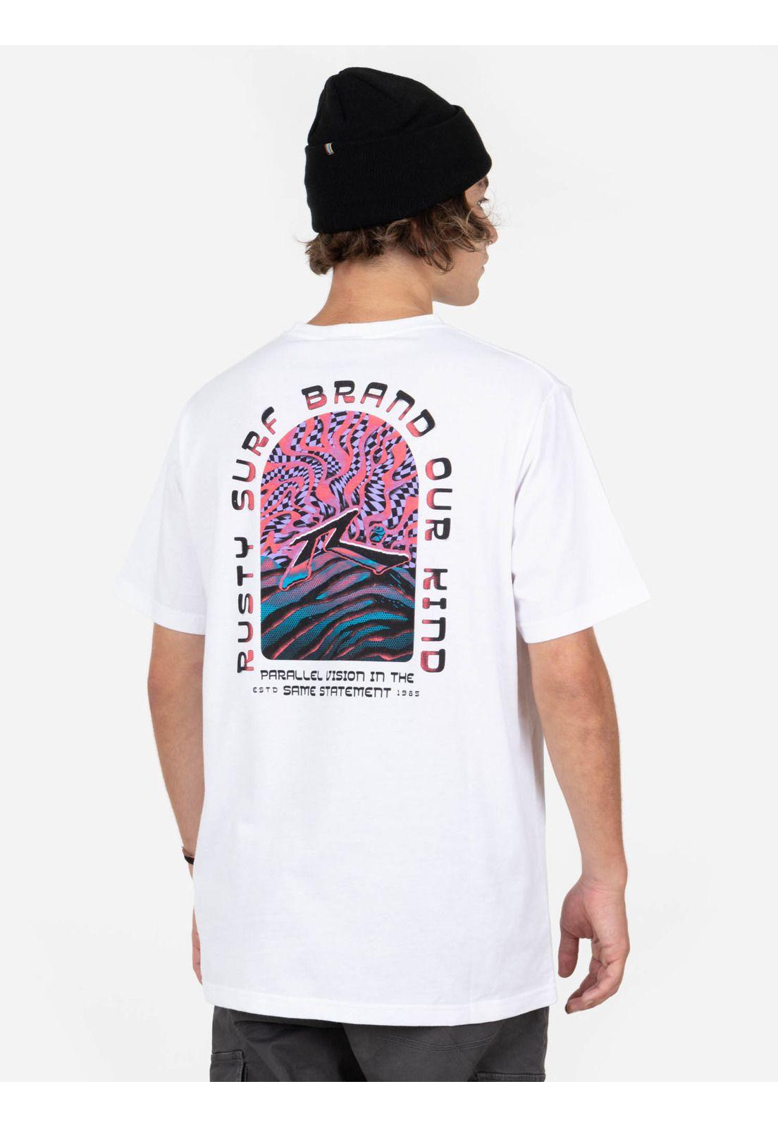 Polera RUSTY OUR KIND Hombre Blanco Rusty-1