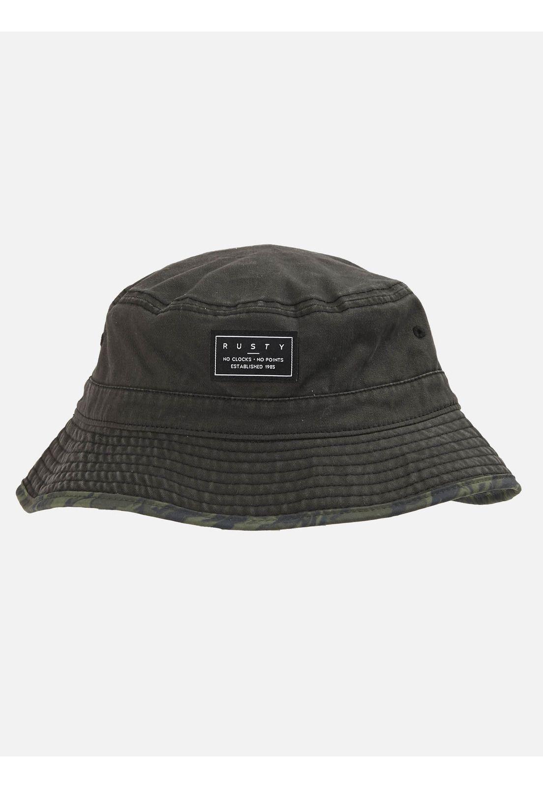 Gorro Our Bucket Hat Hombre Negro Rusty-0
