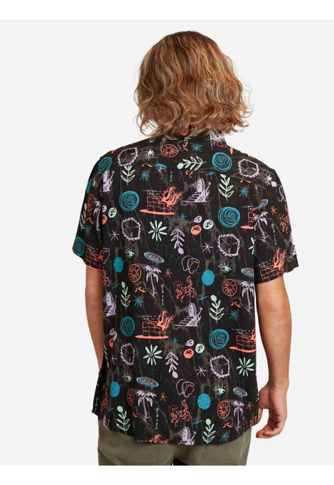 Camisa Retro Rustique Multicolor Hombre Rusty-1