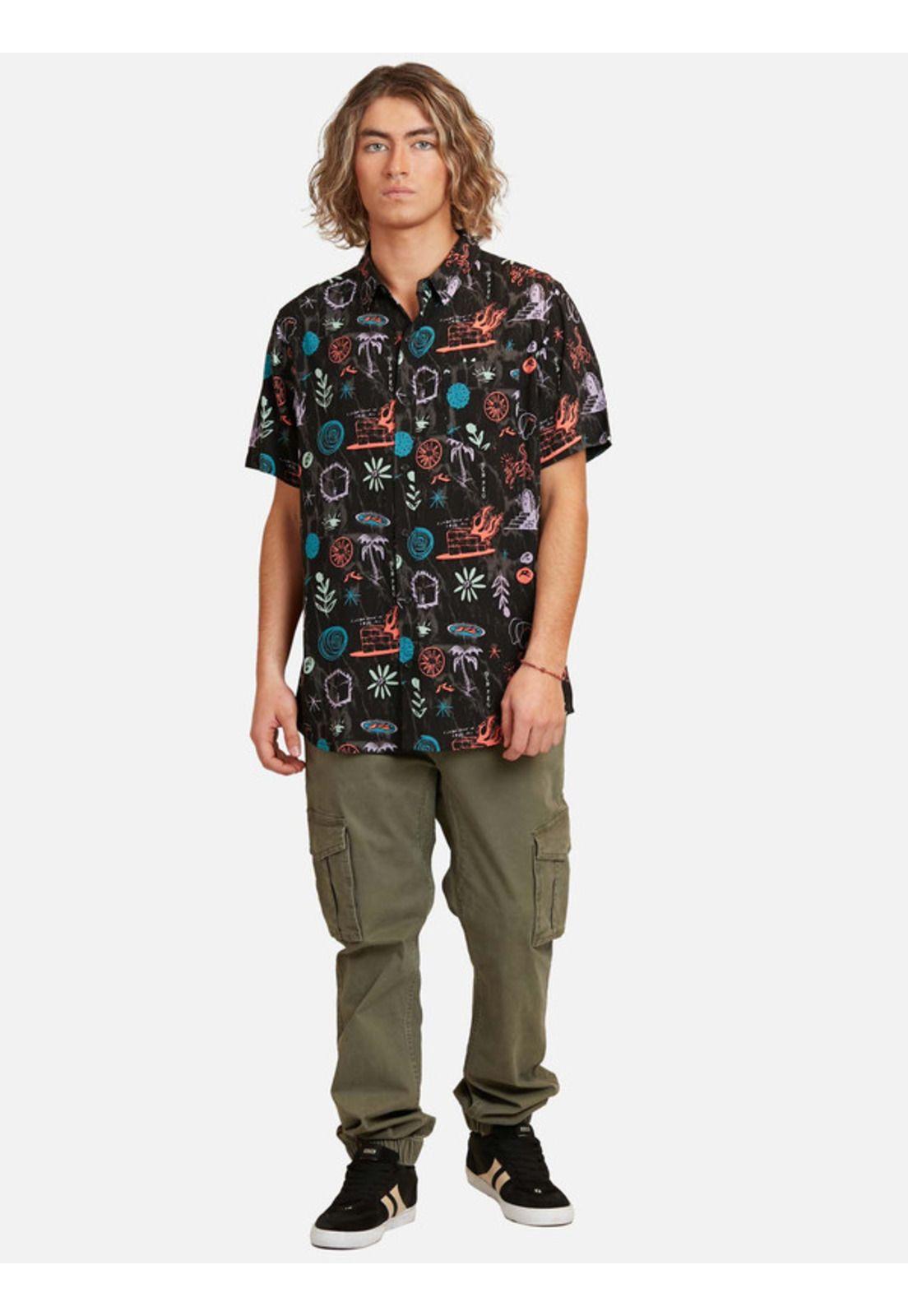Camisa Retro Rustique Multicolor Hombre Rusty-4