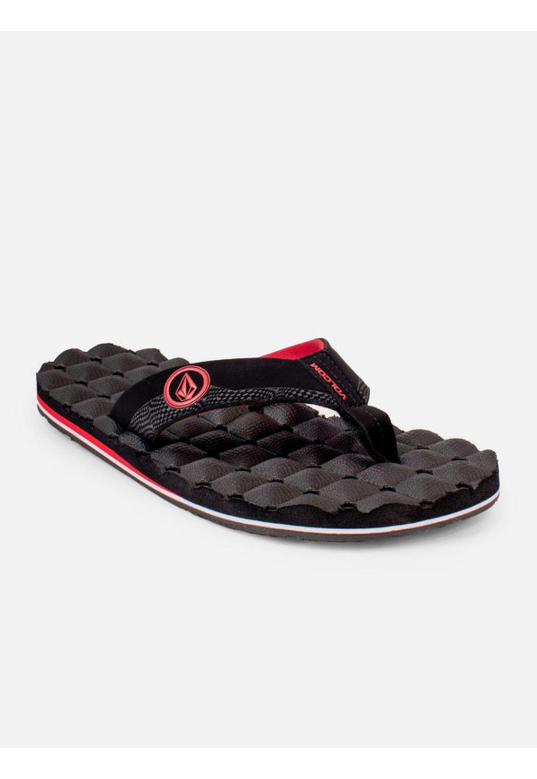 Sandalias Recliner Rojo Hombre Volcom-0